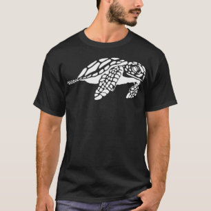 Sea Turtle Decor Ocean Life Creatures Beach Rainbo T-Shirt