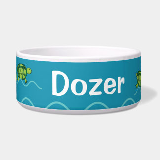 Sea Turtle Dog Bowl