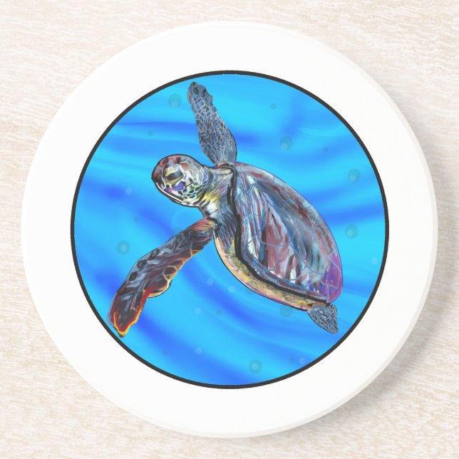 Sea turtle dreamer coaster (Front)
