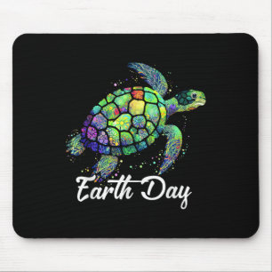 Sea Turtle Earth Day Natural Save The Earth Mens W Mouse Pad