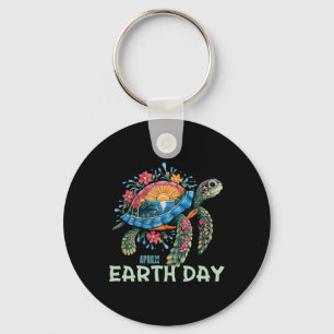 Sea Turtle Earth Day Save The Earth 1 Key Ring