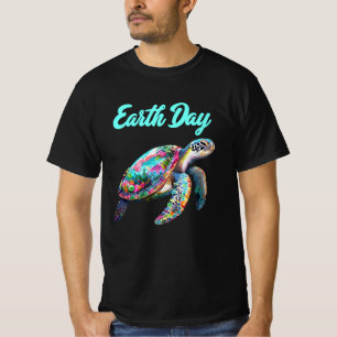 Sea Turtle Earth Day Save The Earth T-Shirt