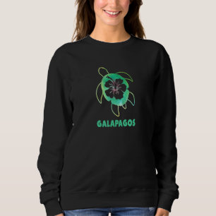 Sea Turtle Galapagos Beach Vacation Souvenir Sweatshirt