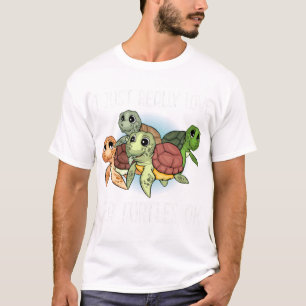 Sea Turtle Gift Kids Women Underwater Sea Turtles T-Shirt