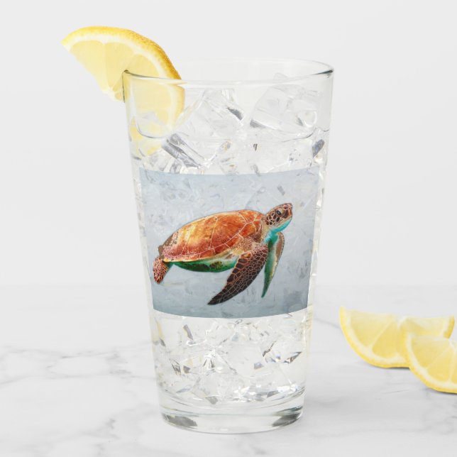Sea Turtle Glass (Front Ice)