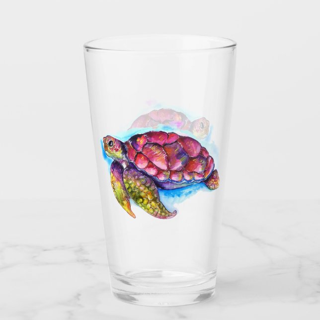 Sea Turtle Glass (Front)