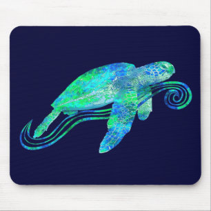 Sea Turtle Graphic Mouse Pad