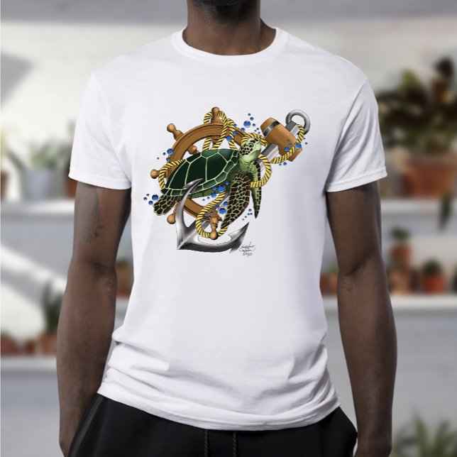  Sea Turtle Green Blue T-Shirt (Creator Uploaded)