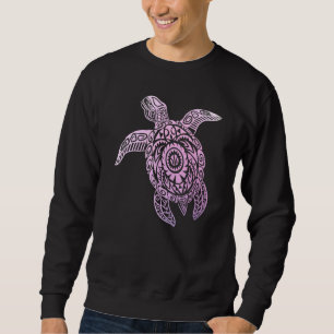 Sea Turtle - Honu - Hawaiian Tribal 2 Sweatshirt