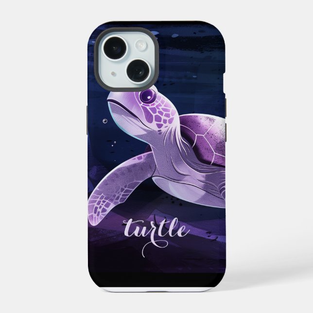 Sea Turtle iPhone 15 Case (Back)
