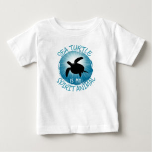 Sea Turtle Is My Spirit Animal Baby T-Shirt