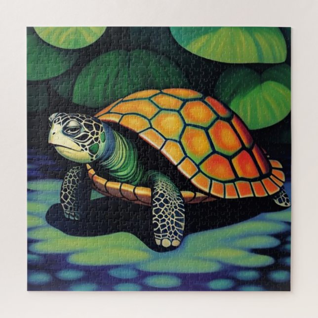 Sea Turtle Jigsaw Puzzle (Vertical)