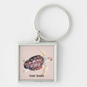 Sea Turtle Loggerhead Keychain