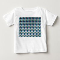 Sea Turtle & Lotus Flower Pattern