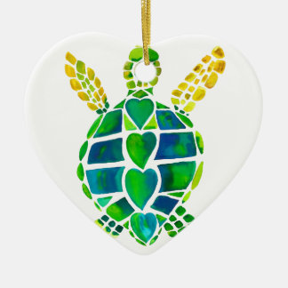 Sea Turtle Love Collection Ceramic Tree Decoration