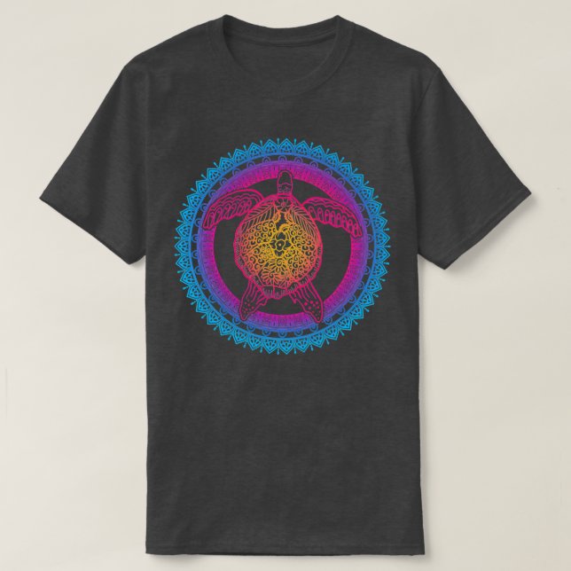 Sea Turtle Lover Maori Ocean Animal T-Shirt (Design Front)