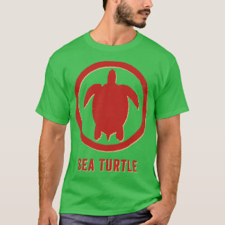 Sea Turtle Lover Vintage Retro Style 1 T-Shirt