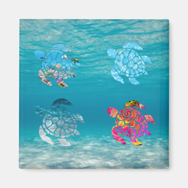 Sea Turtle  Magnet (Front)