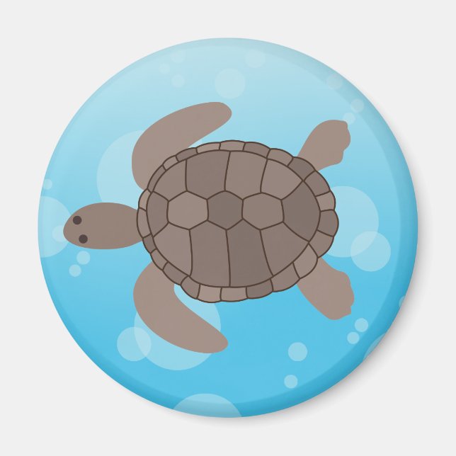Sea Turtle Magnet (Front)