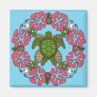 Sea Turtle Mandala- Magnet