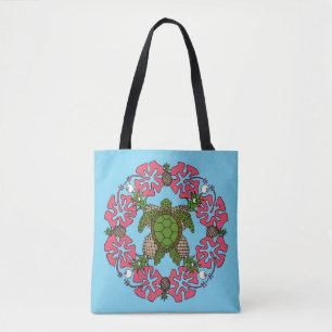 Sea Turtle Mandala Tote