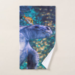 SEA TURTLE MANICURE HAND TOWEL