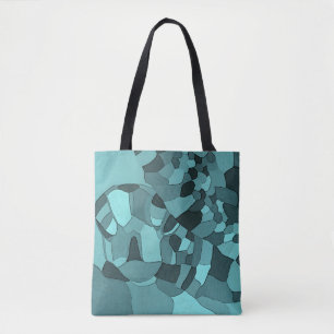 Sea Turtle Mosaic Tote Bag