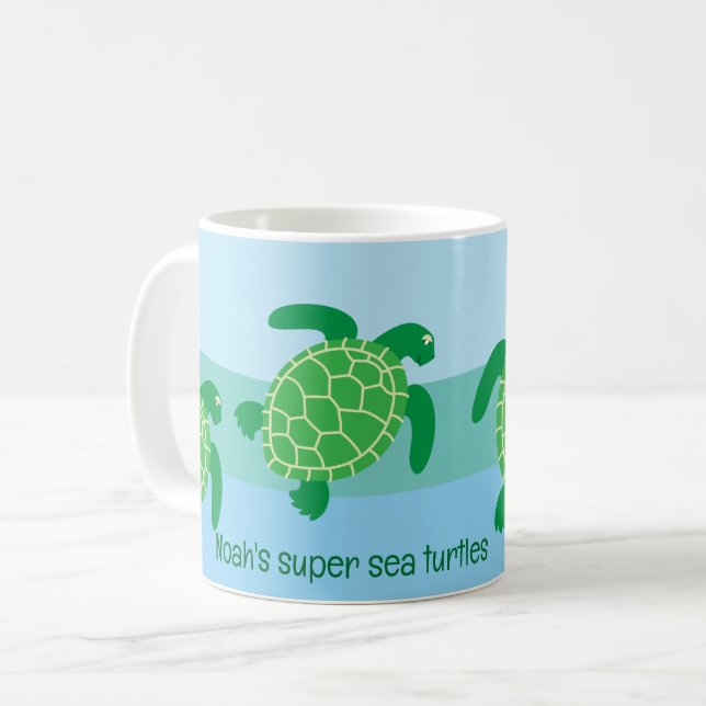 Sea Turtle  Mug (Front Left)