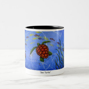 "Sea Turtle" Mug by artist John Donato