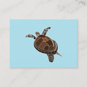 Sea Turtle Ocean Beach Business Card