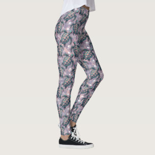 Sea Turtle Ocean Pattern Leggings
