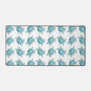 Sea Turtle Office Decor Desk Mat