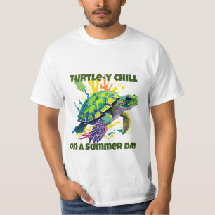 SEA TURTLE ON A SUMMER'S DAY T-Shirt
