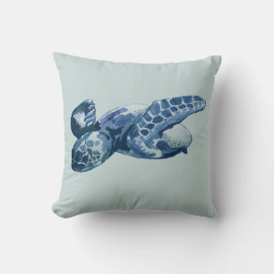 Sea Turtle Painting Pillow