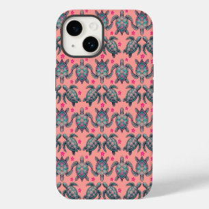 Sea Turtle Pattern iPhone 14 Case