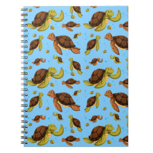 Sea Turtle Pattern Notebook