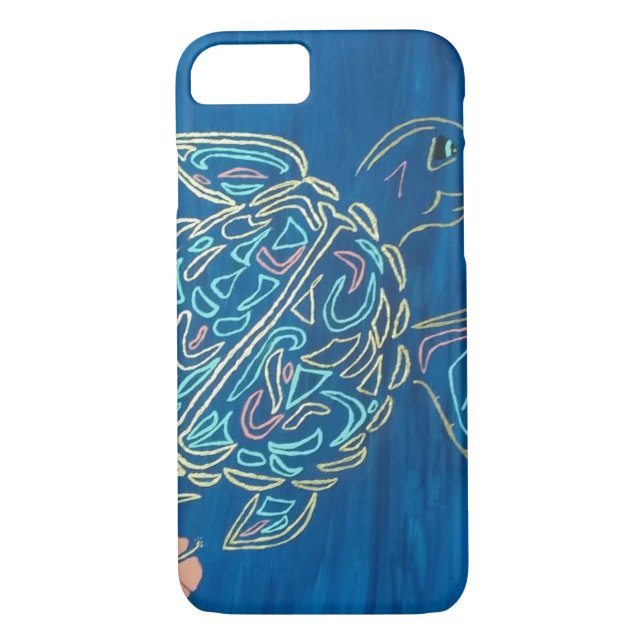 Sea turtle phone case (Back)