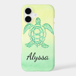 Sea turtle phone case