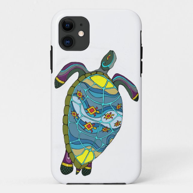 Sea turtle phone case (Back)