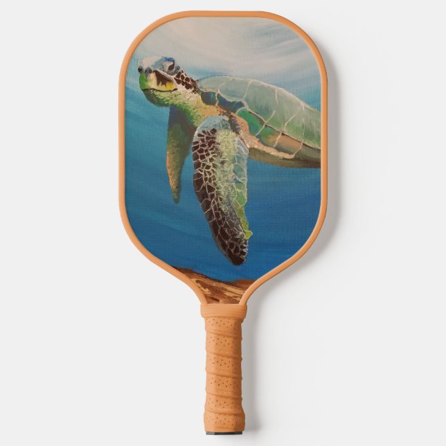 Sea Turtle Pickleball Paddle (Front)