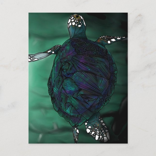Sea Turtle Postcard (Front)