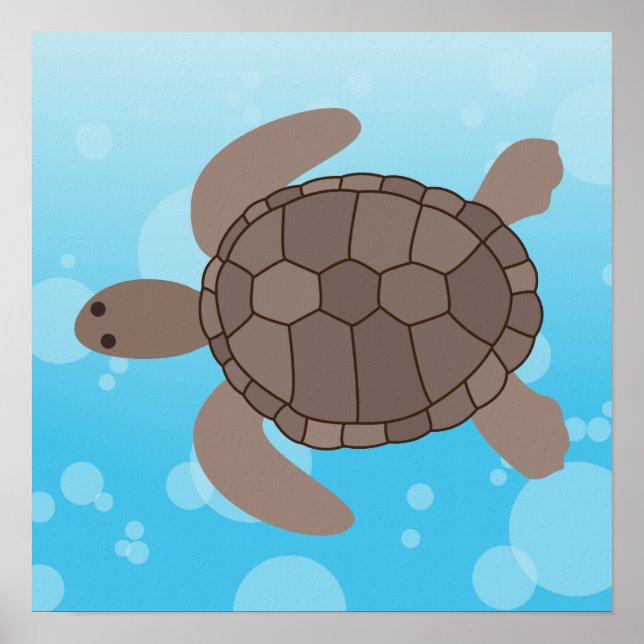 Sea Turtle Poster (Front)