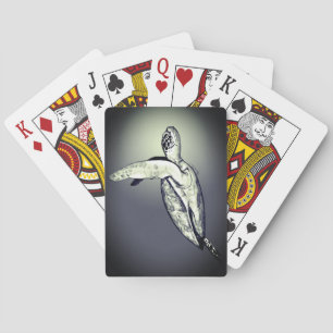 Sea Turtle Power Spirit Animal Playing Cards