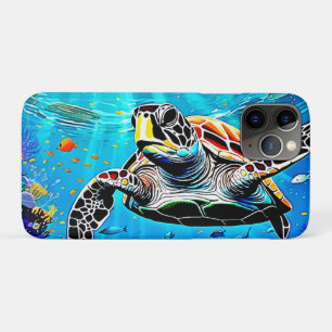 Sea Turtle Reef Life Case-Mate iPhone Case