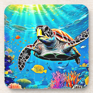 Sea Turtle Reef Life Coaster