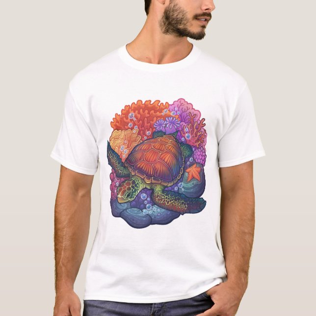 Sea Turtle Reef T-Shirt (Front)