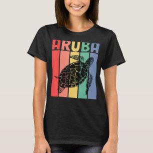 Sea Turtle Retro Aruba Caribe Family Vacation Matc T-Shirt
