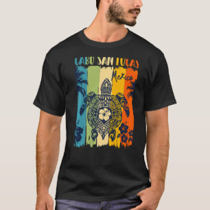 Sea Turtle Retro Cabo San Lucas Mexico Family Vaca T-Shirt