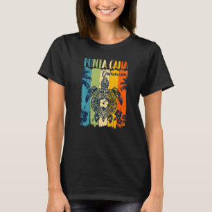 Sea Turtle Retro Punta Cana Dominican Family Vacat T-Shirt