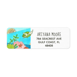 Sea Turtle Return Address